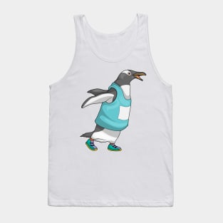 Penguin Runner Running Sports Tank Top